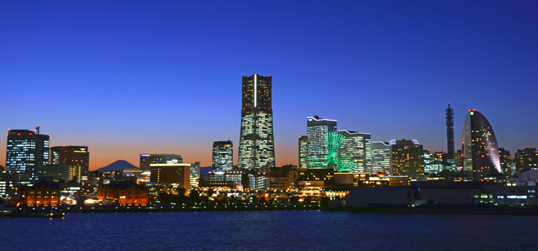 Вечерний Йокогама, префектура Канагава 